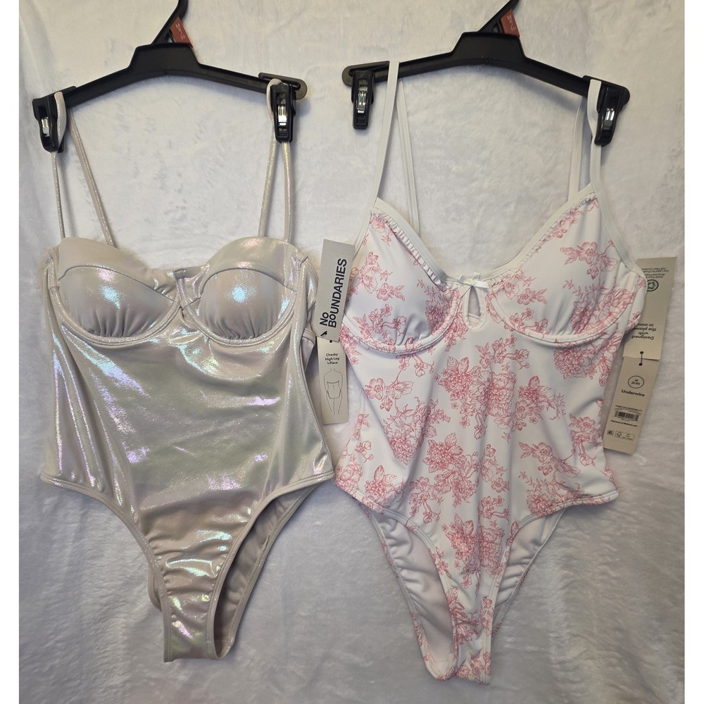 NWT No Boundries Swimsuit‎ Pair Medium Size 8-10